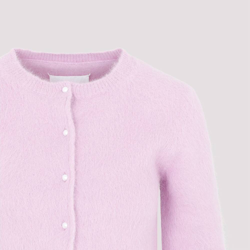 MAISON MARGIELA  Cardigan in Angora Rosa e Viola MAISON MARGIELA Promozione Limitata