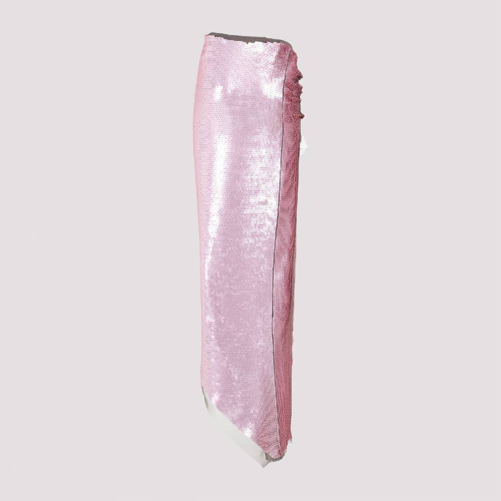 RICK OWENS  Gonna Midi in Paillettes Rosa Polvere di Rick Owens Shopping Online