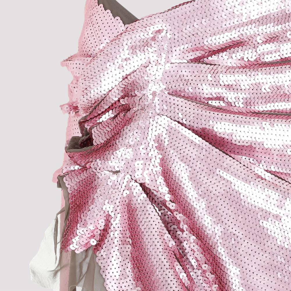 RICK OWENS  Gonna Midi in Paillettes Rosa Polvere di Rick Owens Shopping Online