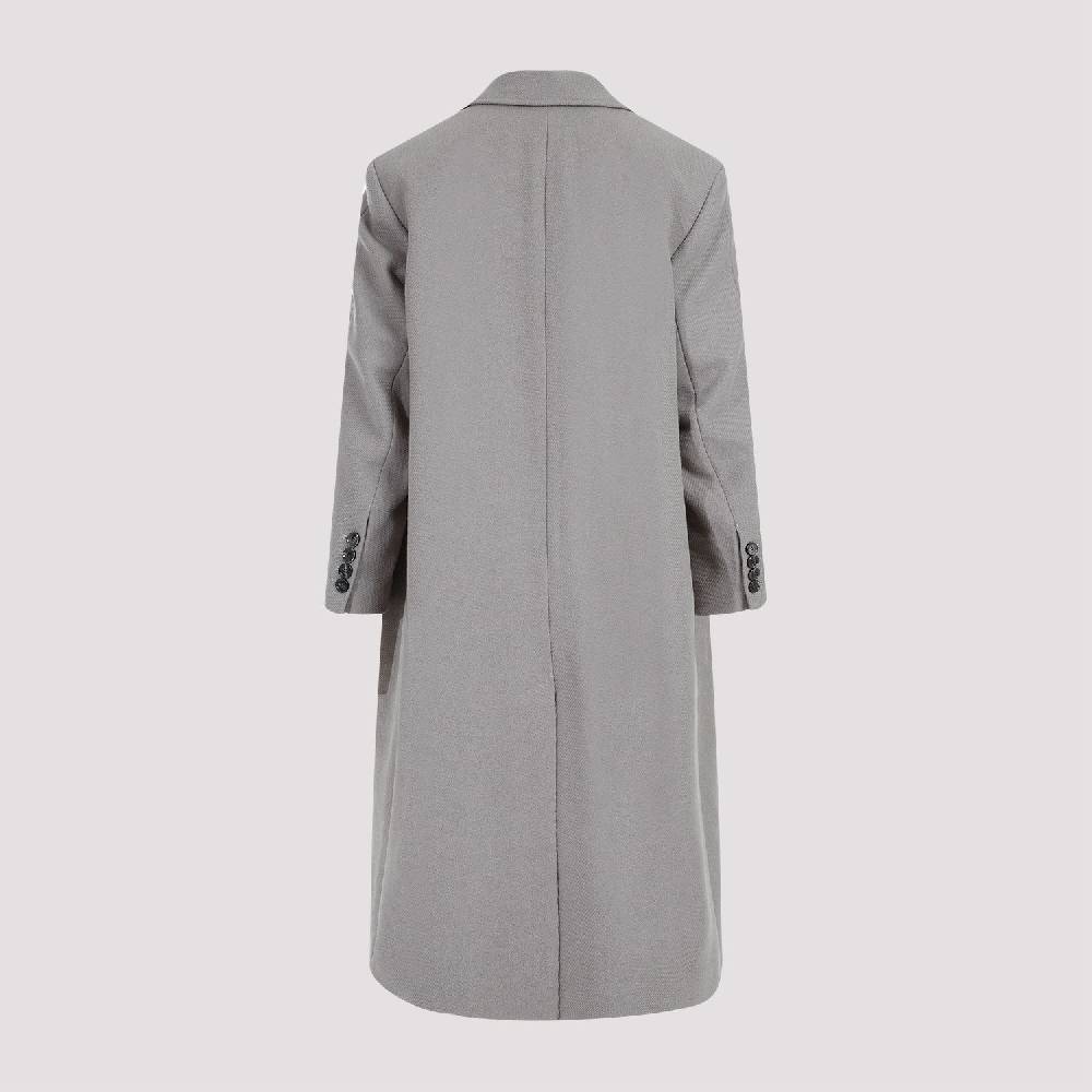 AMI  Cappotto Uomo AMI Taupe in Misto Lana Oversize Online