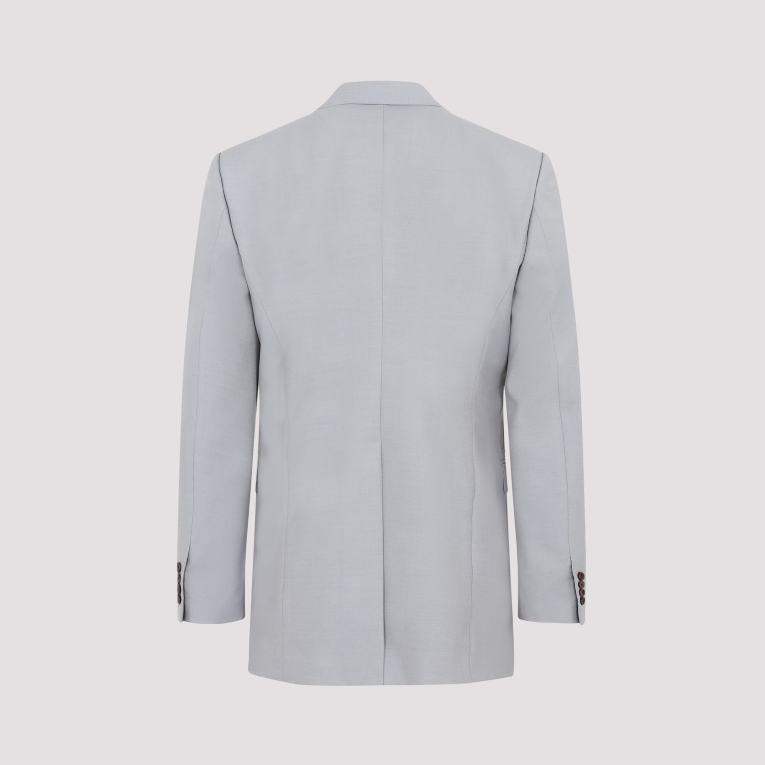 ALEXANDER MCQUEEN  Giacca Uomo Grigia in Lana-Mohair di Alexander McQueen In Linea