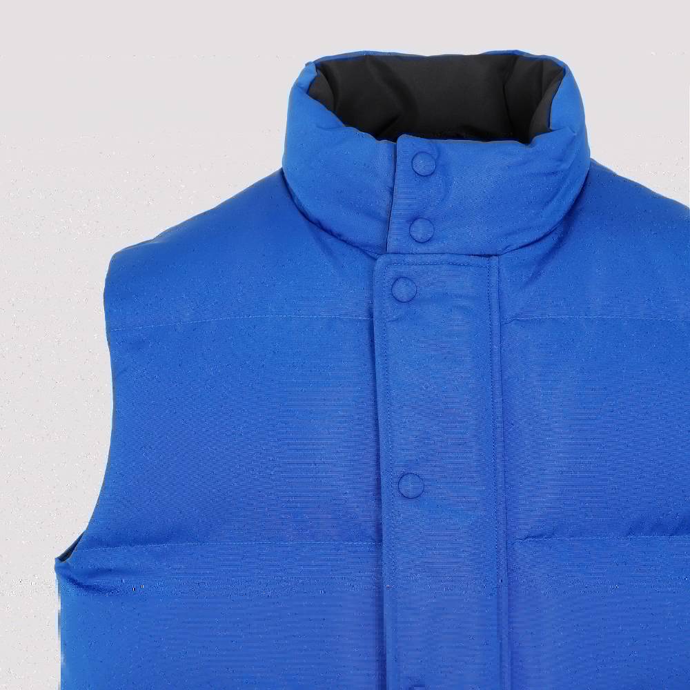 ALEXANDER MCQUEEN  Gilet Imbottito Ultramarino Alexander McQueen - Giacca Blu in Poliestere Uomo Vendita