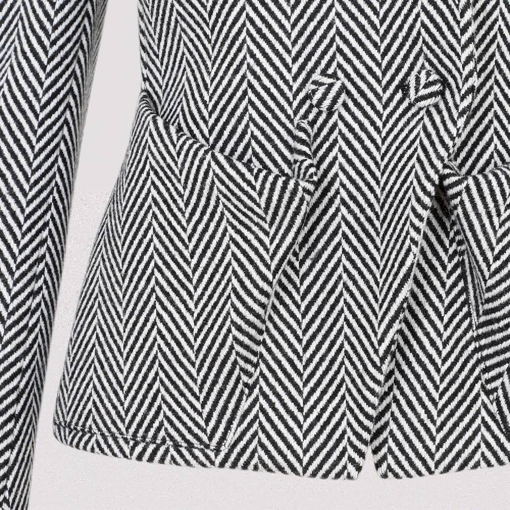TOM FORD  Giacca Acetato Chevron Nera Tom Ford - Doppiopetto Donna Qualità Garantita