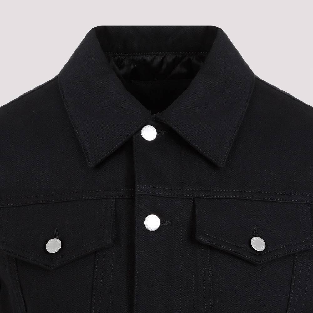 PRADA  Gilet di Jeans Nero in Cotone PRADA - Panciotto Senza Maniche Uomo Acquista Ora
