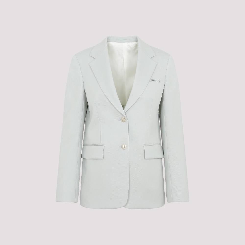 LANVIN  Blazer da Donna Verde Salvia in Lana Vergine LANVIN Convenienza