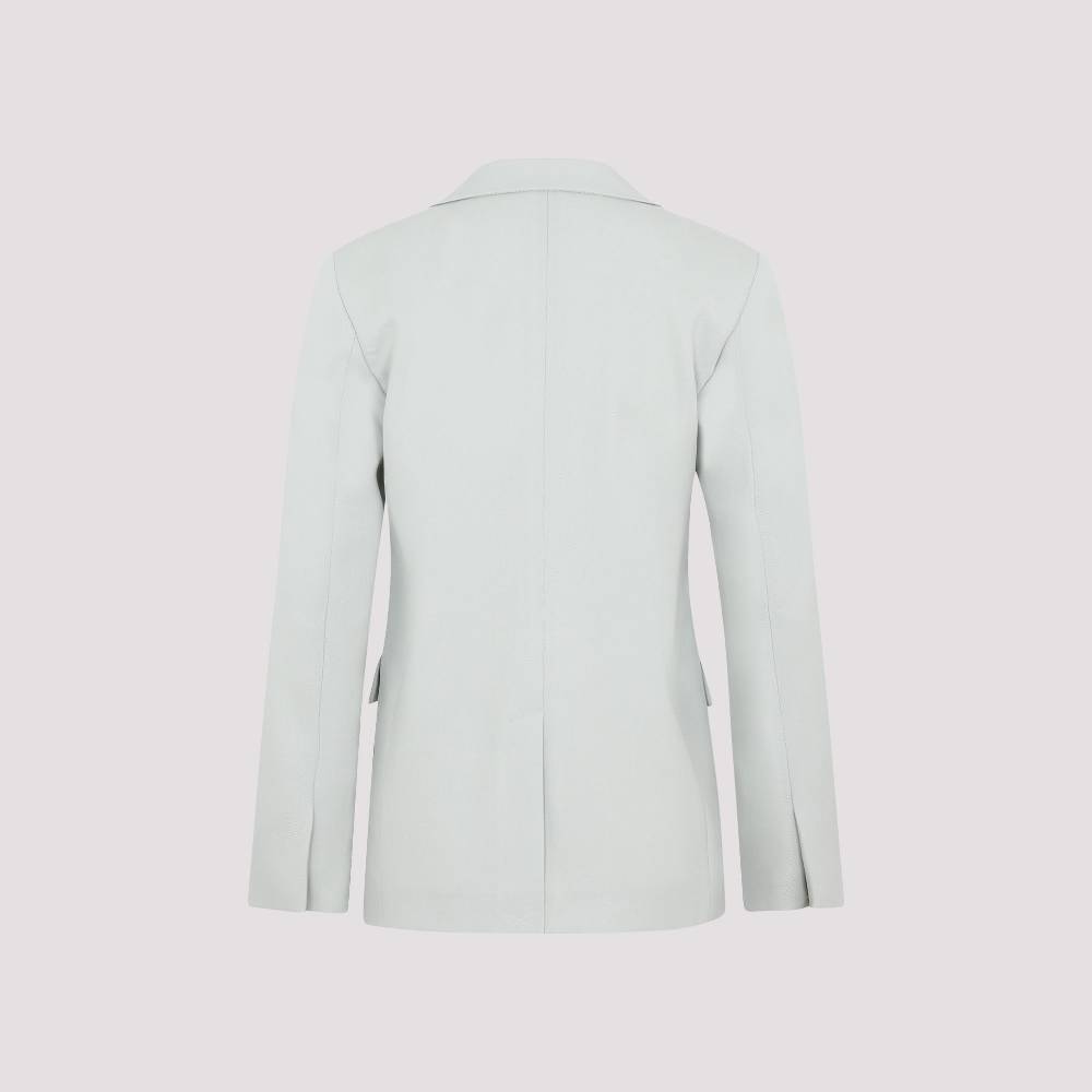 LANVIN  Blazer da Donna Verde Salvia in Lana Vergine LANVIN Convenienza