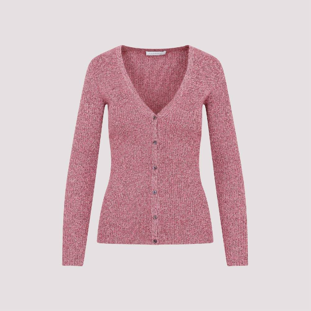 GABRIELA HEARST  Cardigan Misto Cachemire e Seta Rosa & Viola di Gabriela Hearst Novità
