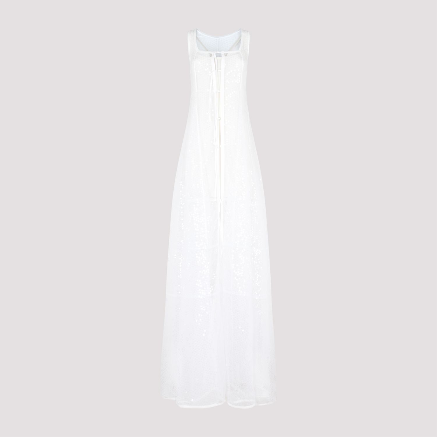 JACQUEMUS  Abito A-Line in Pizzo Bianco Dentelle di Jacquemus Online