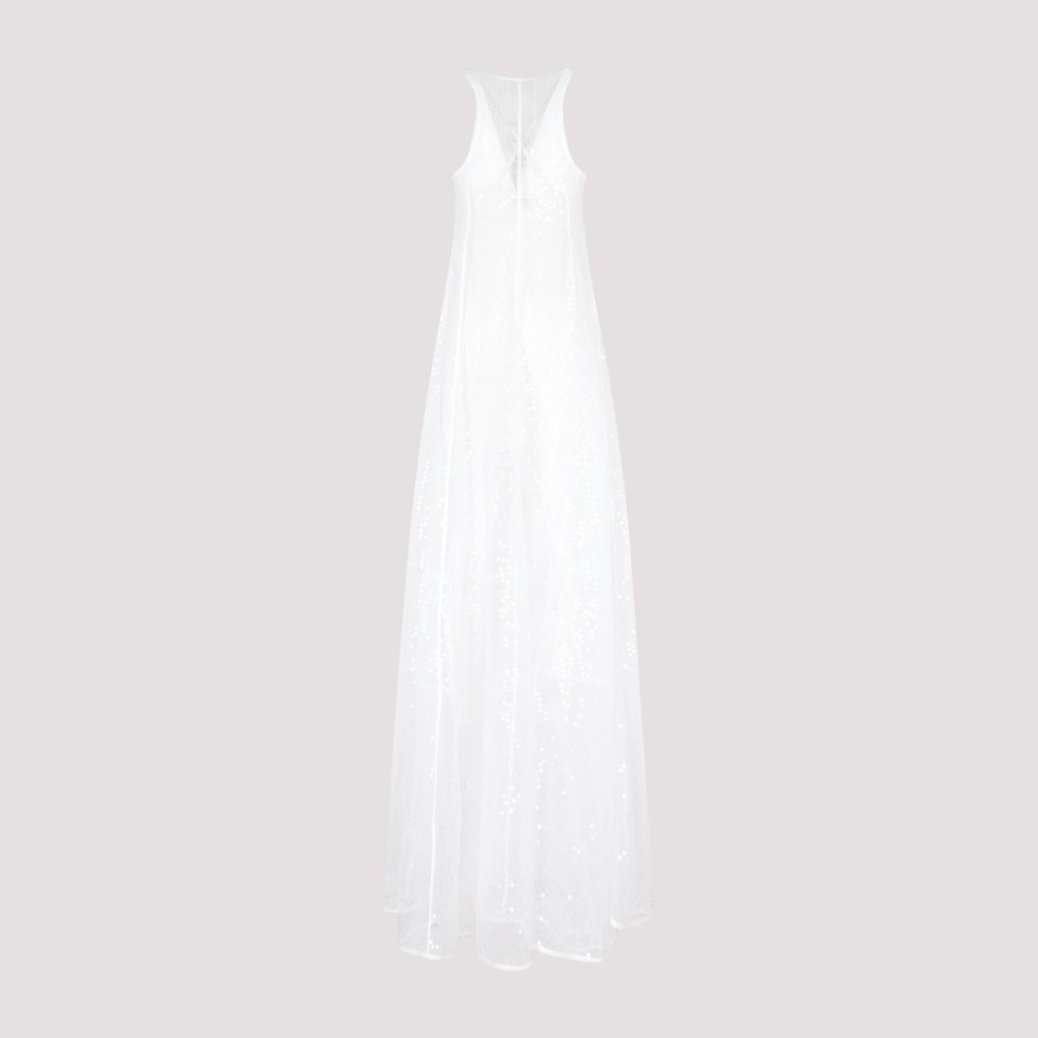 JACQUEMUS  Abito A-Line in Pizzo Bianco Dentelle di Jacquemus Online