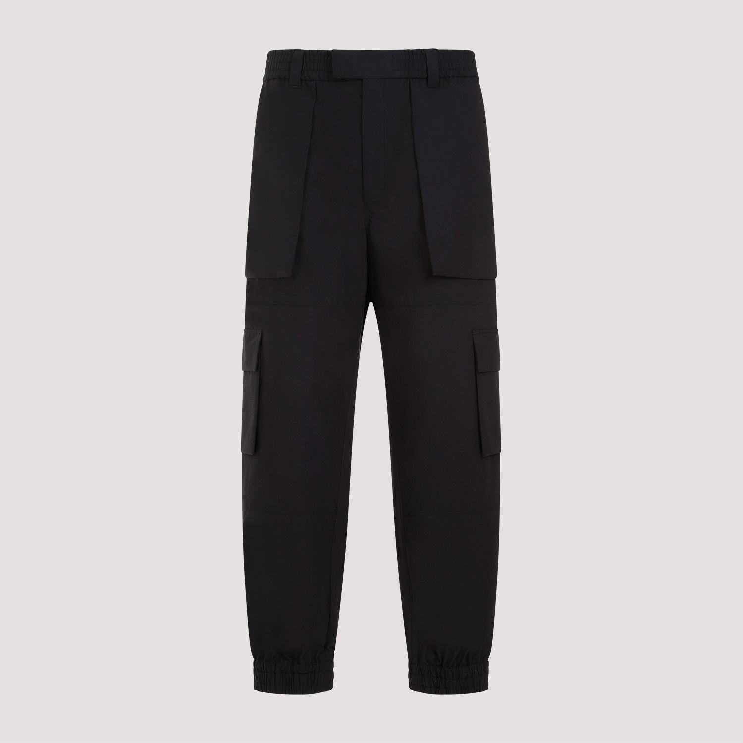 ALEXANDER MCQUEEN  Pantaloni Cargo Neri in Cotone da Uomo Alexander McQueen Hotsell