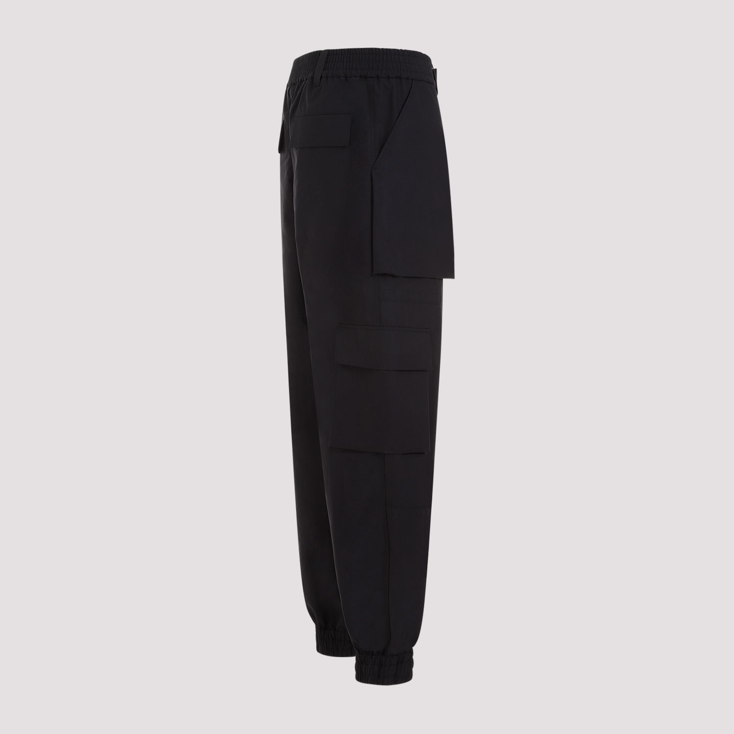 ALEXANDER MCQUEEN  Pantaloni Cargo Neri in Cotone da Uomo Alexander McQueen Hotsell