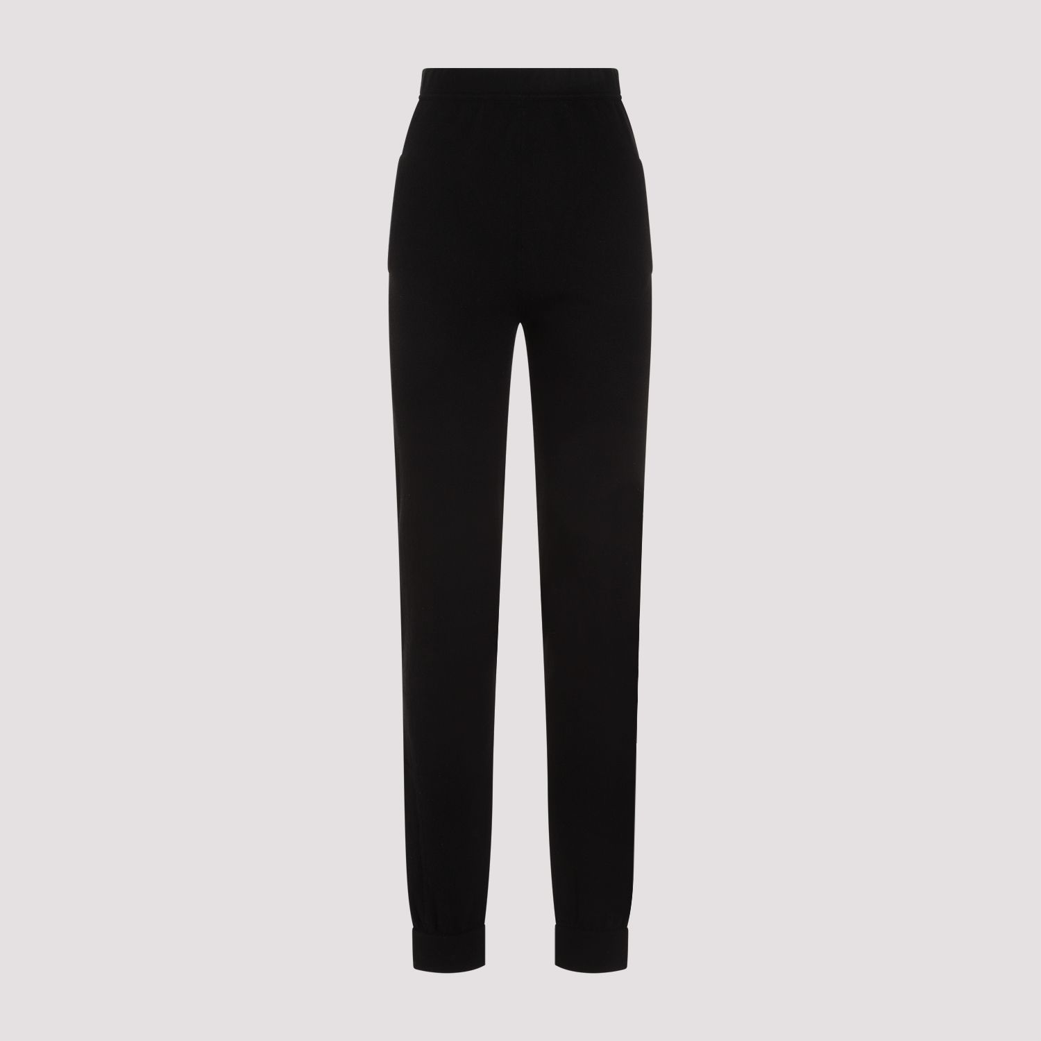SAINT LAURENT  Leggings in Cashmere Nero a Vita Alta Saint Laurent I Più Venduti