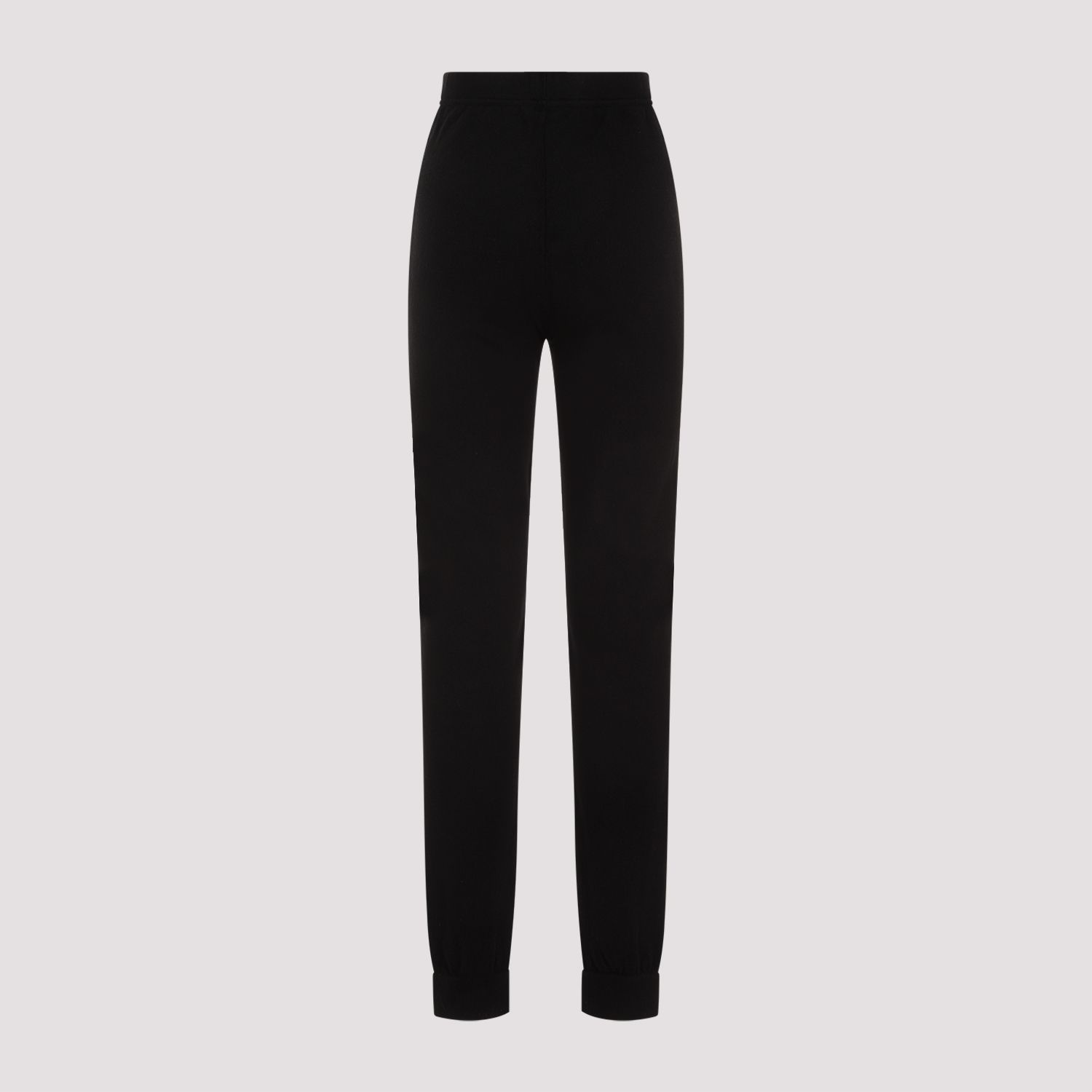 SAINT LAURENT  Leggings in Cashmere Nero a Vita Alta Saint Laurent I Più Venduti