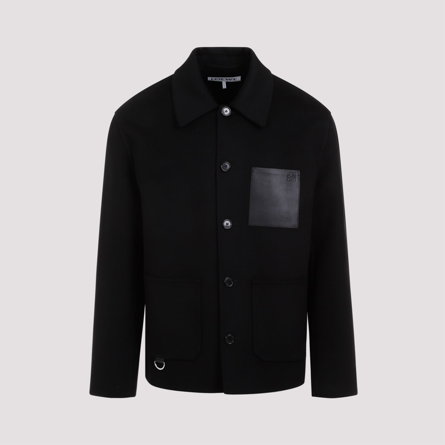LOEWE  Giacca da Lavoro Uomo Loewe in Lana e Cashmere Nera Vendite Flash