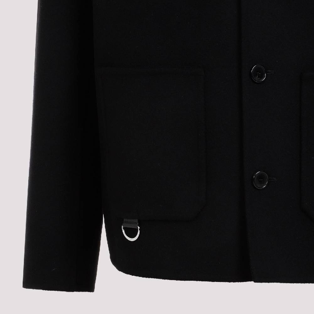 LOEWE  Giacca da Lavoro Uomo Loewe in Lana e Cashmere Nera Vendite Flash