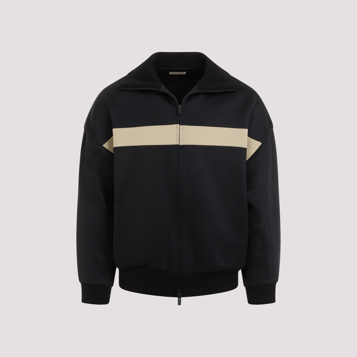 FEAR OF GOD  Giacca Uomo Fear of God Nera in Nylon con Striscia In Saldo