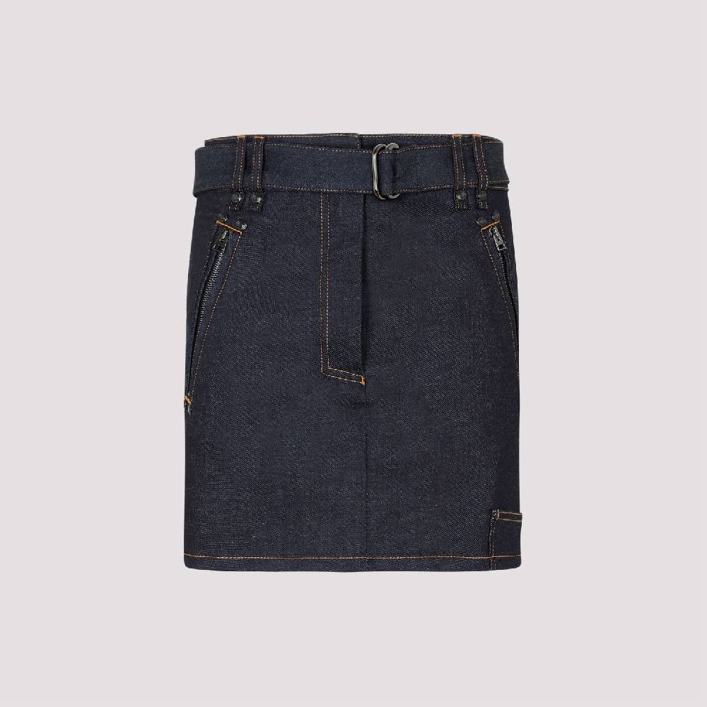 TOM FORD  Gonna Denim Blu in Cotone Misto Tom Ford Italia