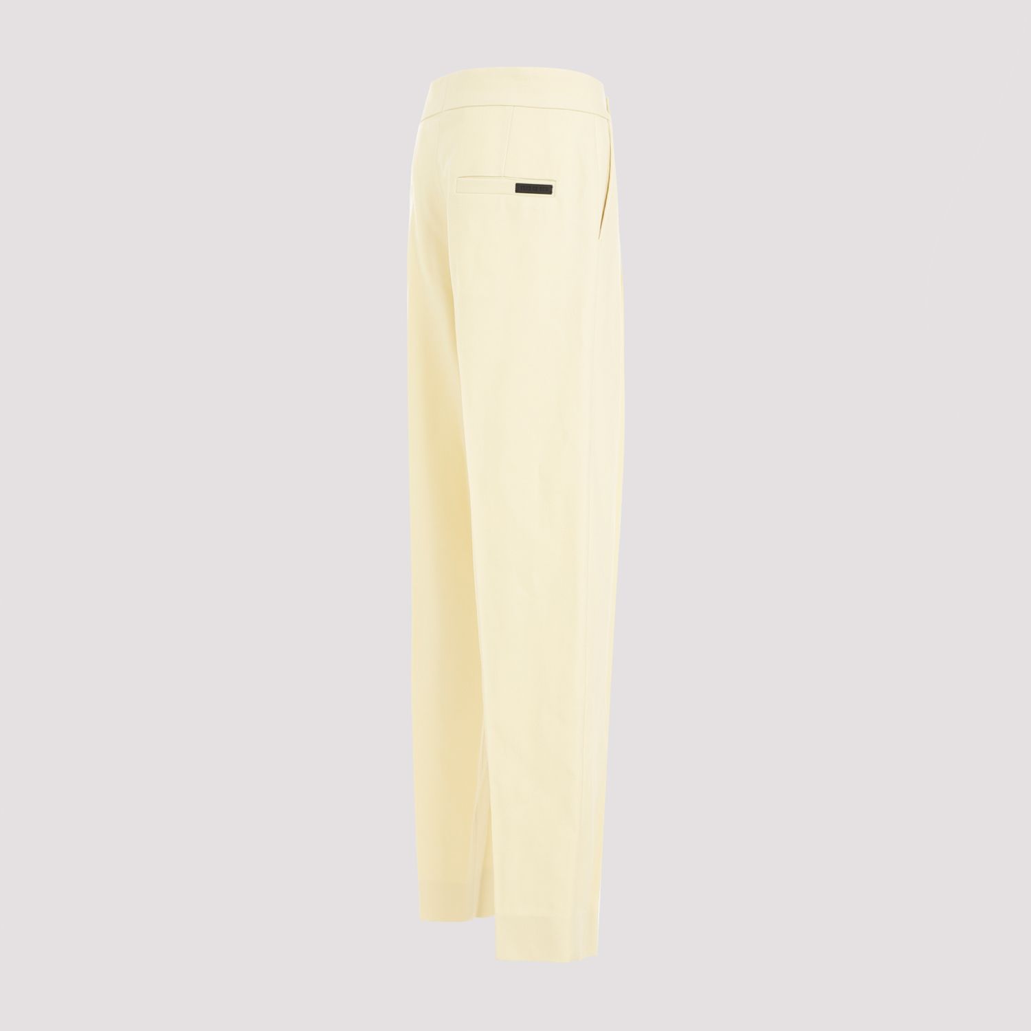 FEAR OF GOD  Pantaloni Plissettati in Lana Crema Fear of God Nuovo