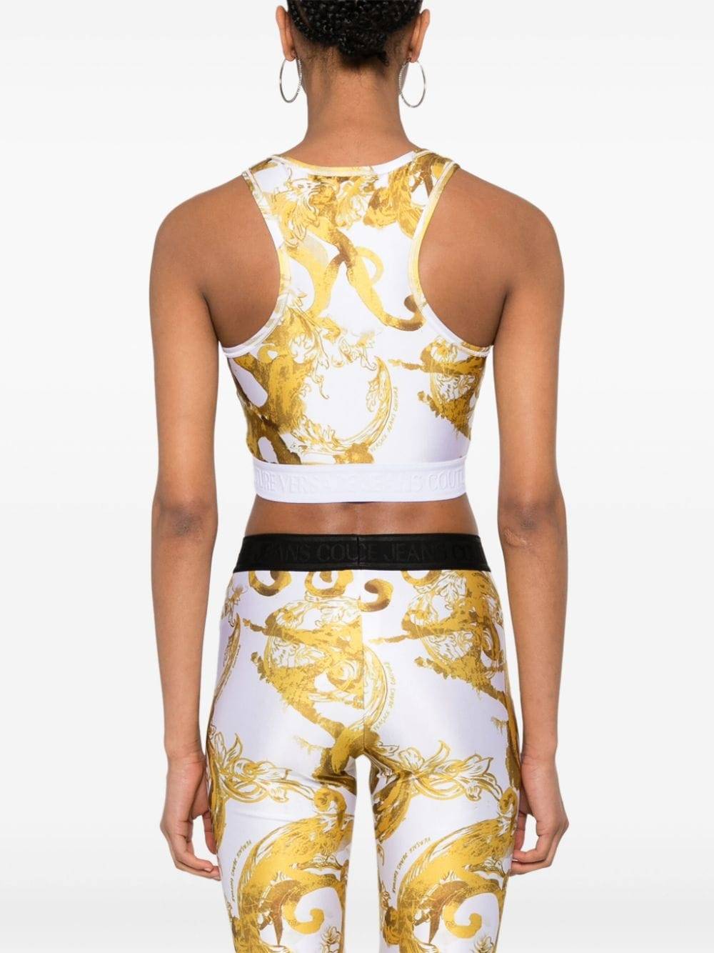VERSACE JEANS COUTURE  Top Bianco Versace Jeans Couture per Donne Spedizione Gratuita