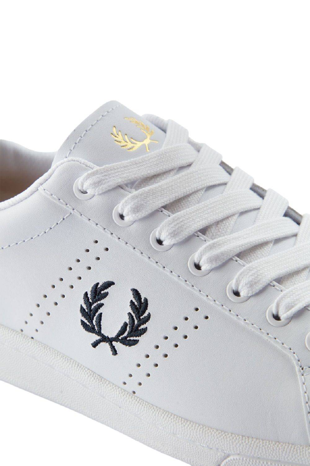 FRED PERRY  Sneakers in Pelle Bianca Fred Perry B721 - Scarpe Sportive da Uomo Qualità Garantita