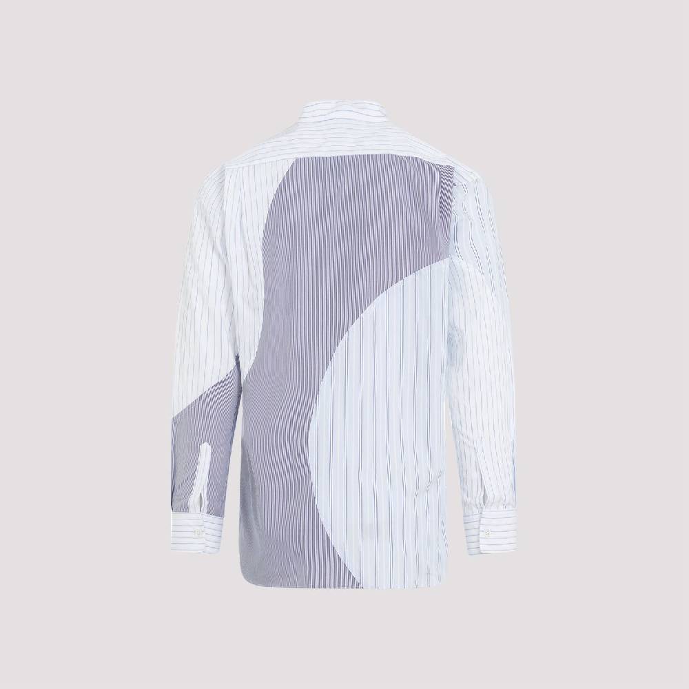 COMME DES GARÇONS SHIRT  Camicia Uomo Patchwork Blu in Cotone - COMME DES GARÇONS SHIRT Prezzo basso