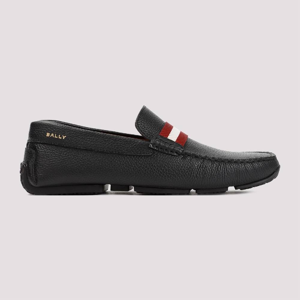 BALLY  Mocassini da Uomo in Vitello Nero Grana Bally Offerta