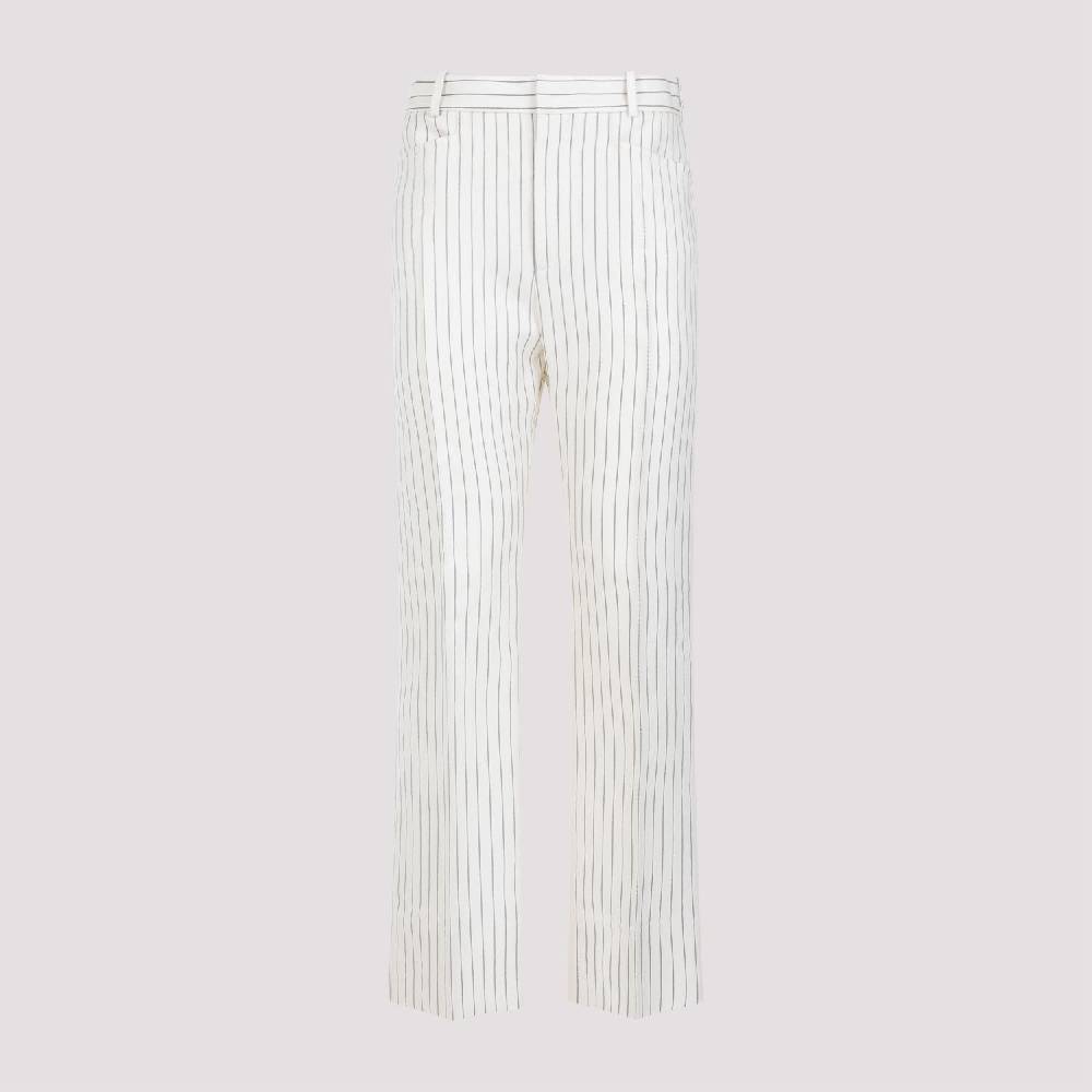 TOM FORD  Pantaloni a Righe con Vita Alta TOM FORD - Tonalità Nude & Neutre Online