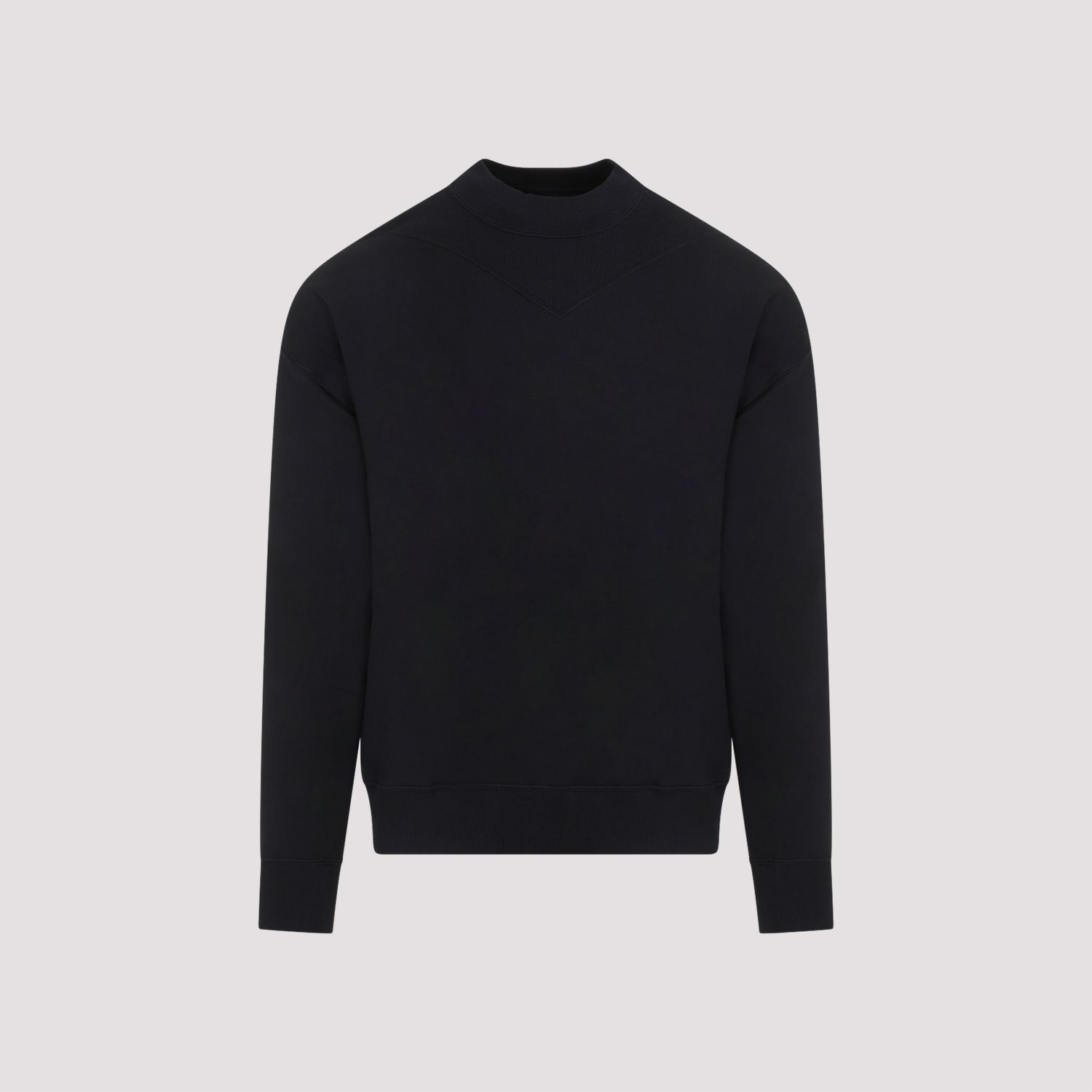 JIL SANDER  Felpa di Cotone Nera Uomo JIL SANDER Vendita Calda