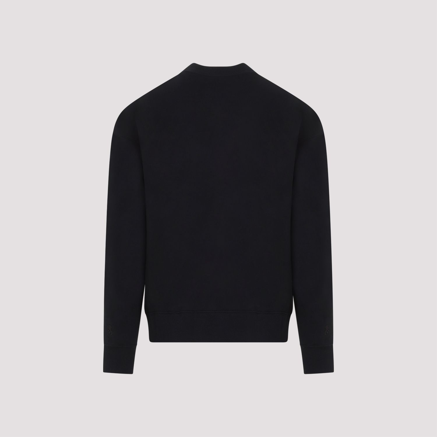 JIL SANDER  Felpa di Cotone Nera Uomo JIL SANDER Vendita Calda
