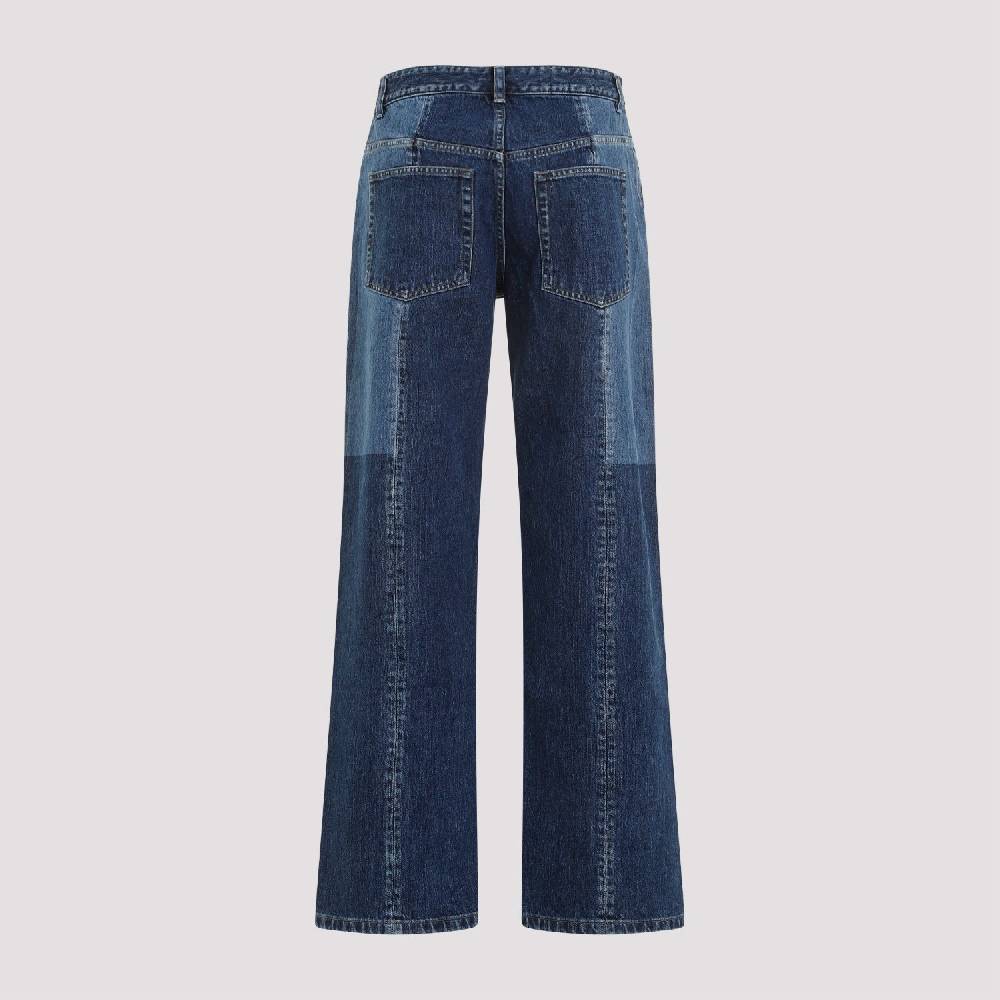JIL SANDER  Jeans Rilassati Cotone Blu Cobalto Jil Sander - Donna Vendita Economica