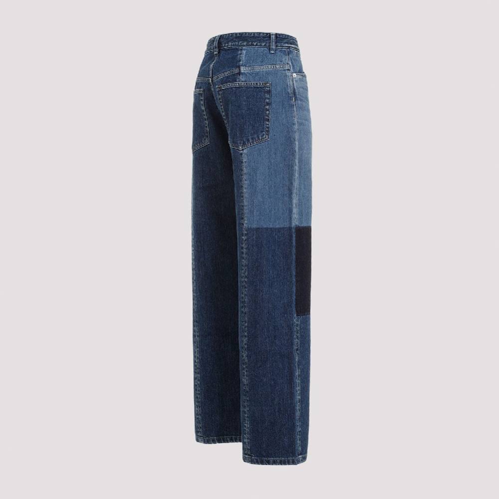 JIL SANDER  Jeans Rilassati Cotone Blu Cobalto Jil Sander - Donna Vendita Economica