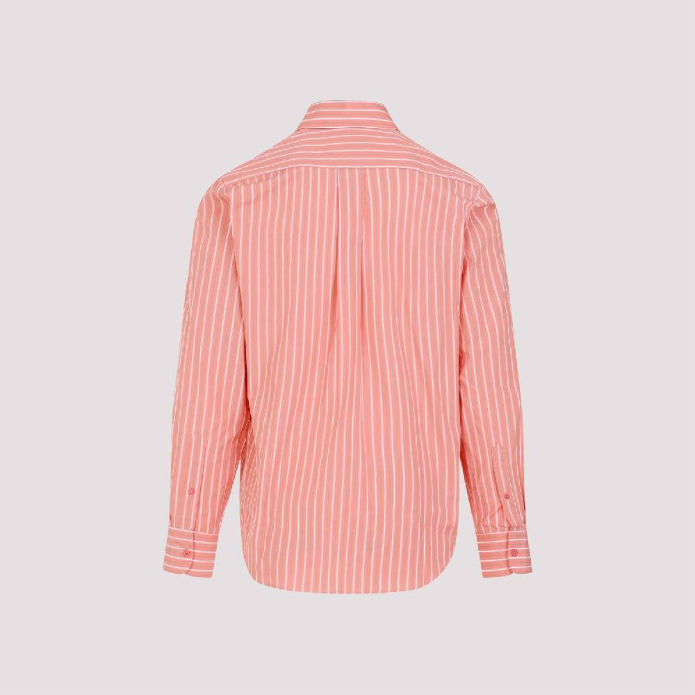 MARTINE ROSE  Camicia a Righe Giallo & Arancio in Cotone per Uomo di Martine Rose In Saldo