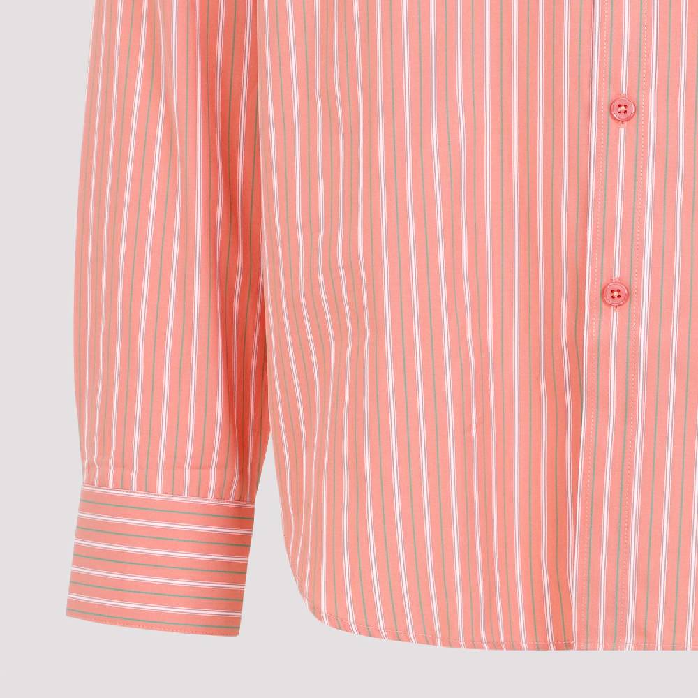MARTINE ROSE  Camicia a Righe Giallo & Arancio in Cotone per Uomo di Martine Rose In Saldo