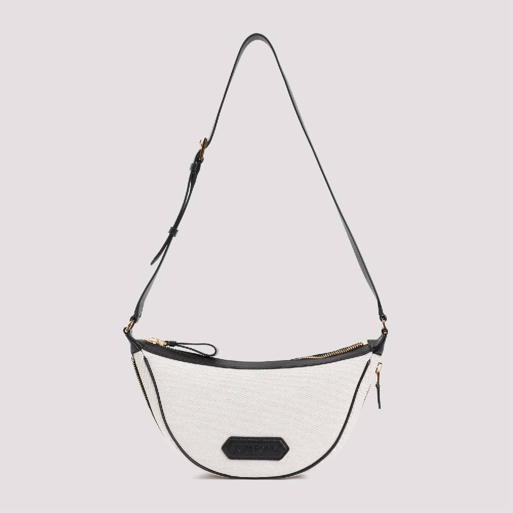 TOM FORD  Borsa Tracolla Nera in Tela Tom Ford Nuova