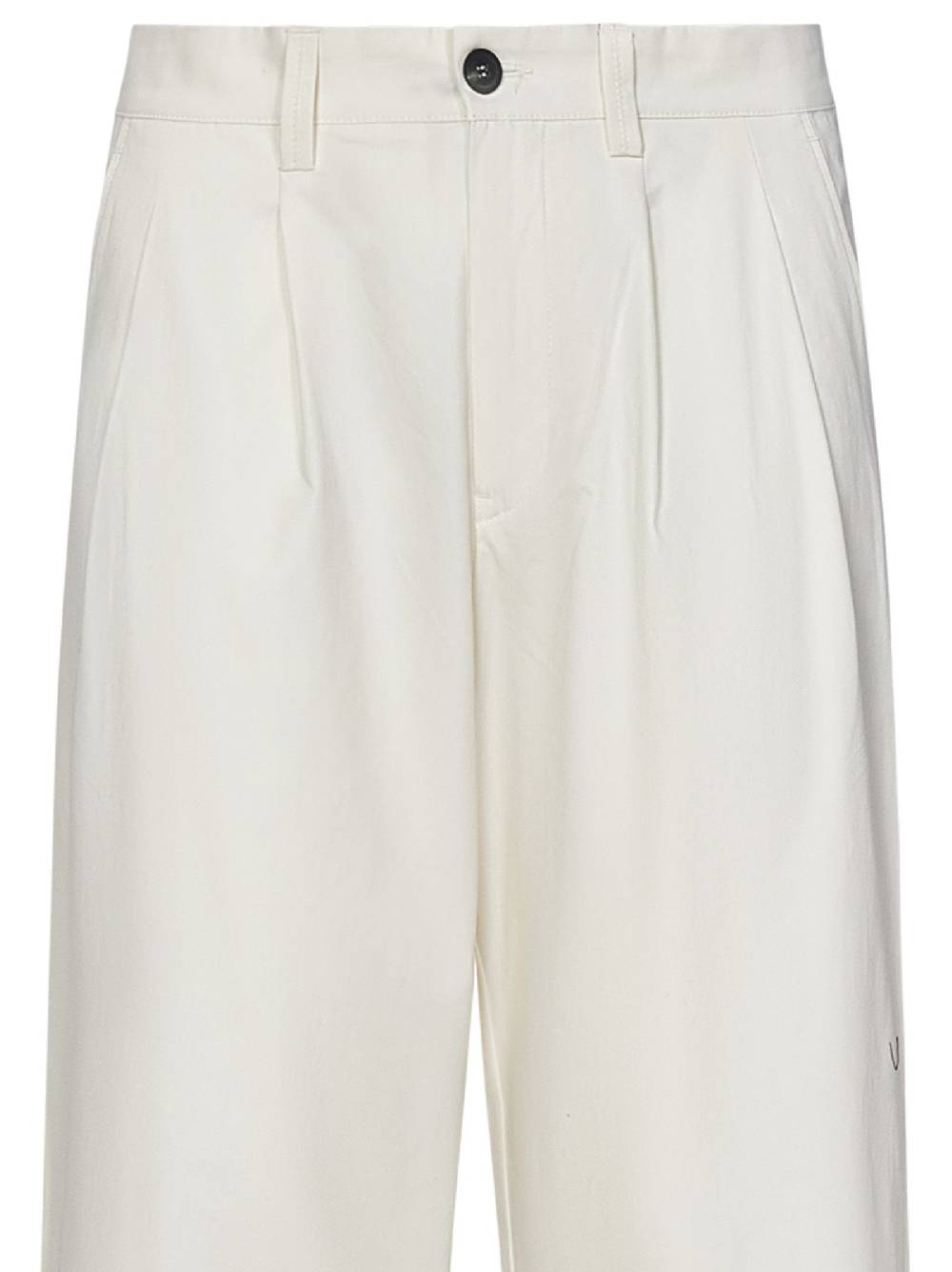 SEASE  Pantaloni Ampio Uomo SEASE in Cotone Bianco Italy