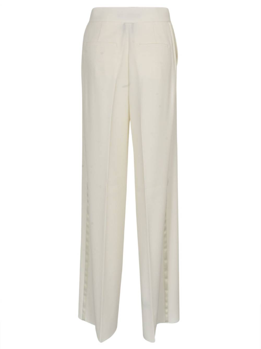 MAX MARA PIANOFORTE  Pantaloni Crepe Bianchi Max Mara Pianoforte da Donna Italia