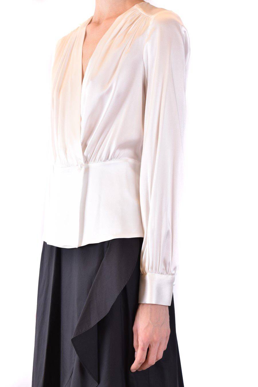 PINKO  Camicia Comfort Fit di Seta Bianca PINKO per Donna Pezzi Unici