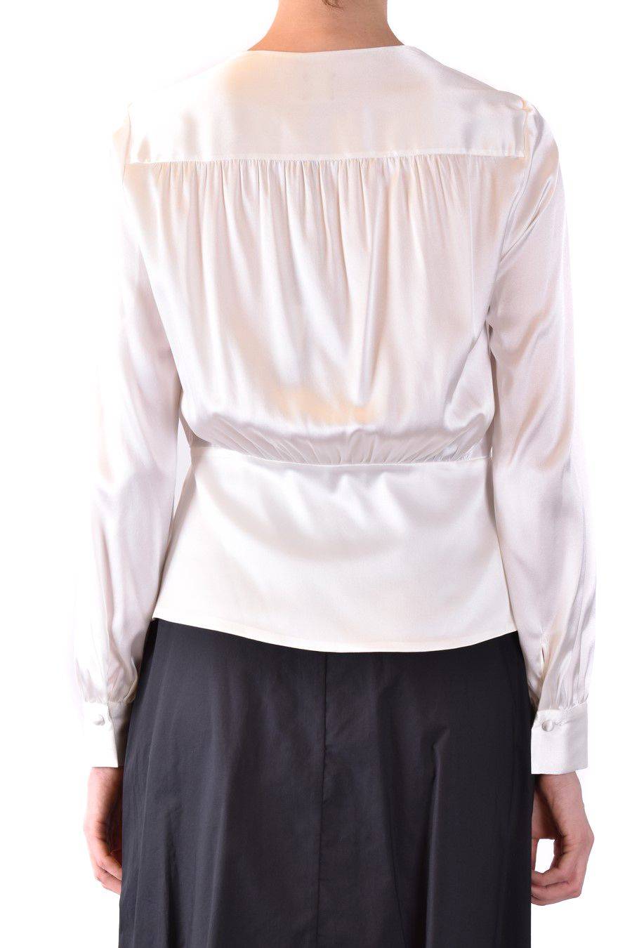 PINKO  Camicia Comfort Fit di Seta Bianca PINKO per Donna Pezzi Unici