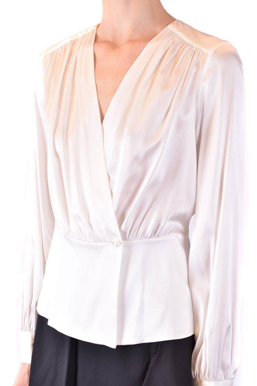 PINKO  Camicia Comfort Fit di Seta Bianca PINKO per Donna Pezzi Unici