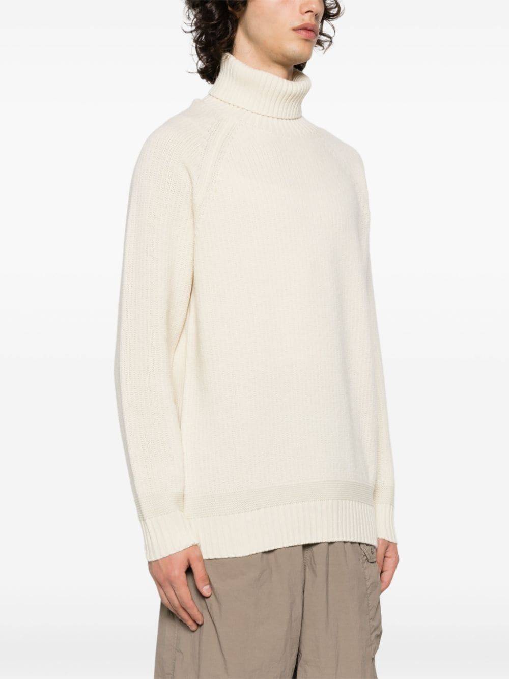 TEN C  Maglione Dolcevita Bianco da Uomo TEN C 100% Lana Shopping Online