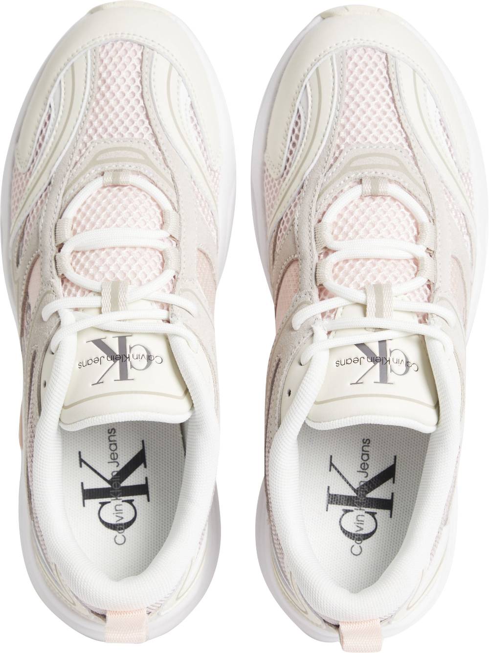 CALVIN KLEIN  Sneakers Donna Calvin Klein Rosa in Poliestere Sottocosto