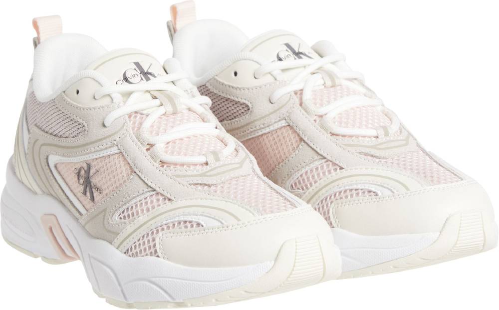 CALVIN KLEIN  Sneakers Donna Calvin Klein Rosa in Poliestere Sottocosto