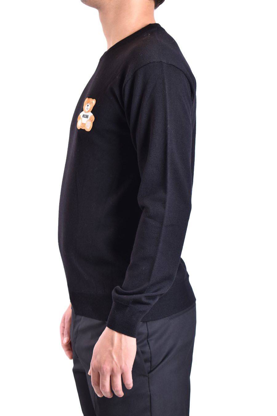 MOSCHINO  Maglione di Lana Nero Moschino Uomo V0902 7000555 Novità
