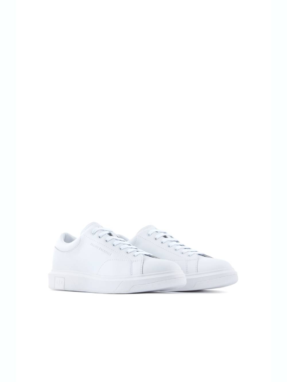 ARMANI EXCHANGE  Sneakers di Pelle Bianca Armani Exchange Uomo Presa
