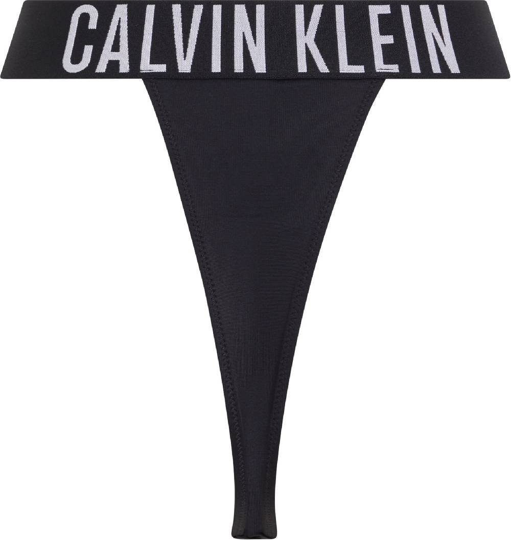 CALVIN KLEIN  Slip Bikini Calvin Klein Nero a Vita Alta Hotsell