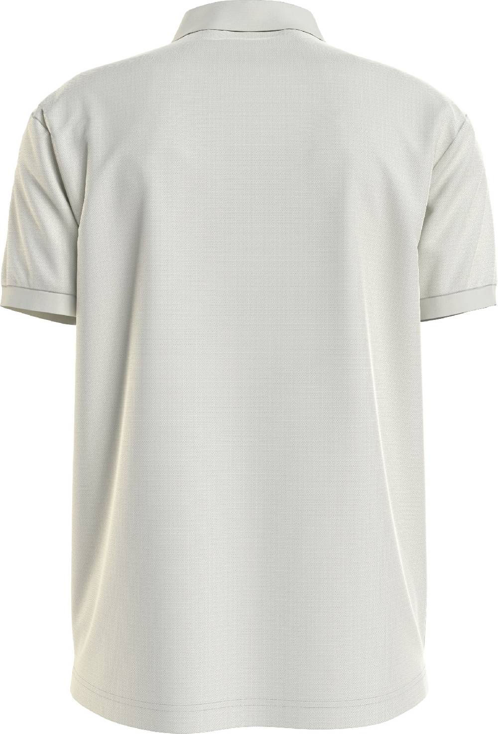 CALVIN KLEIN  Polo Calvin Klein Bianca in Cotone Elasticizzato Uomo Saldi Di Fabbrica