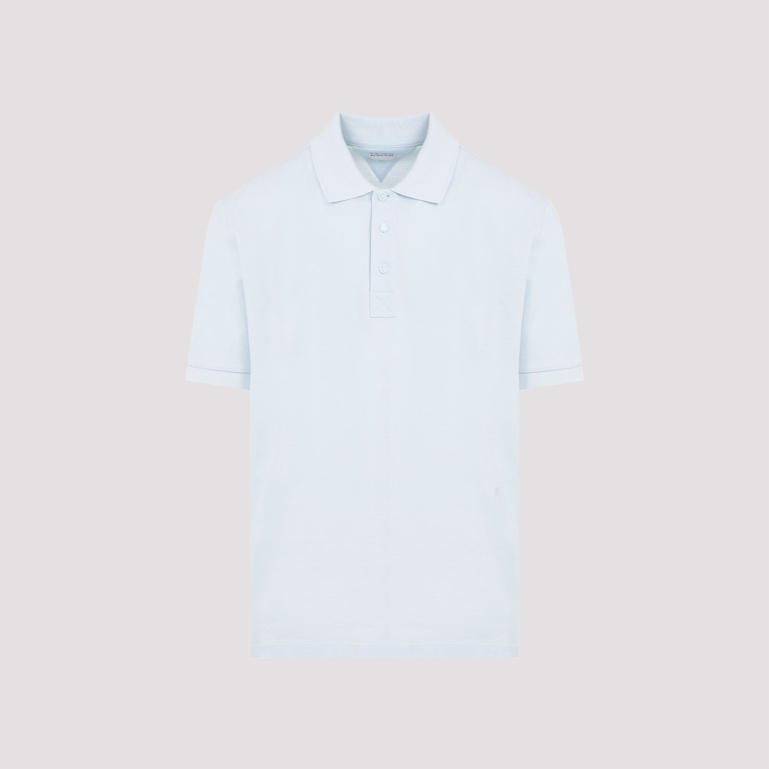 BOTTEGA VENETA  Polo in Cotone Blu da Uomo Bottega Veneta Nuova