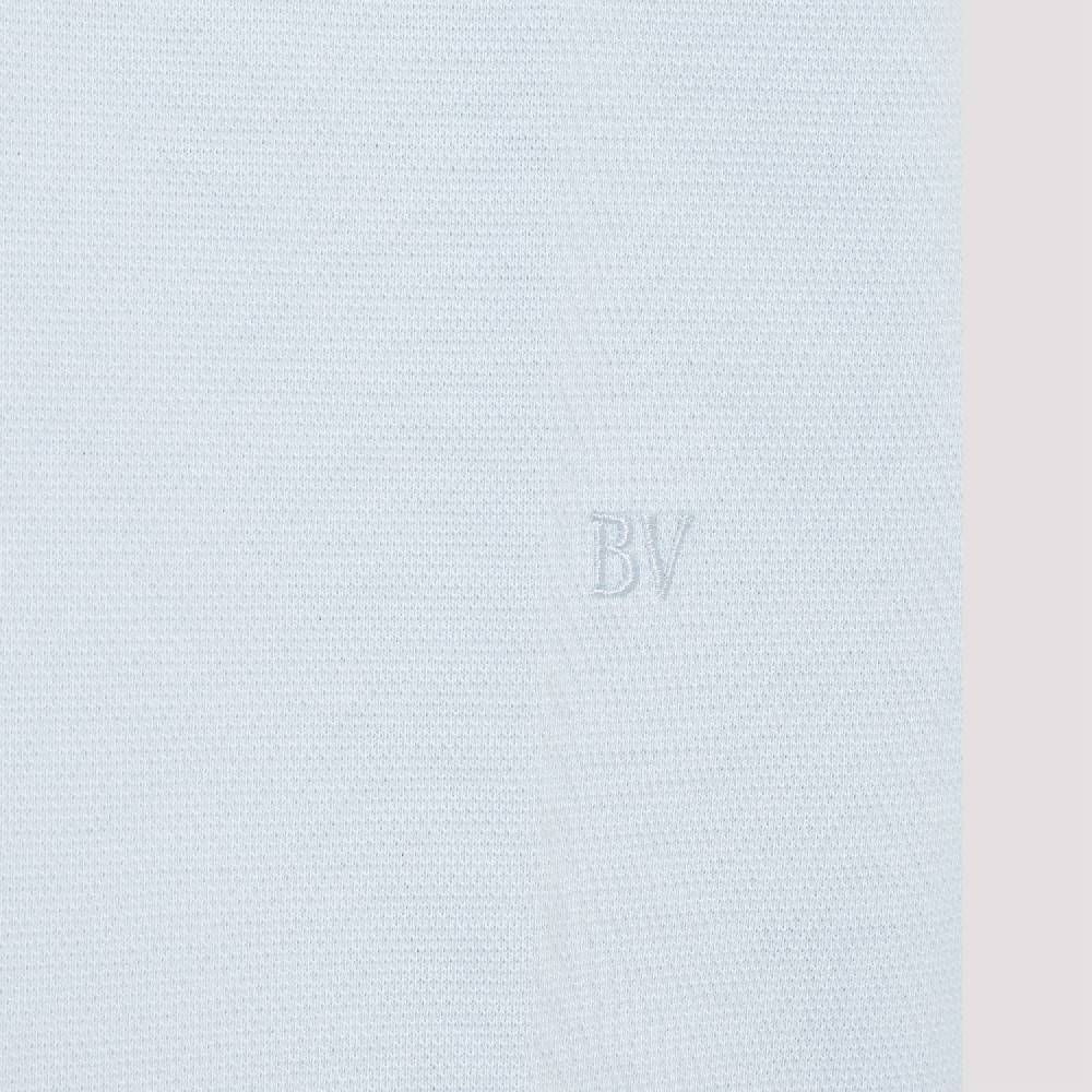 BOTTEGA VENETA  Polo in Cotone Blu da Uomo Bottega Veneta Nuova