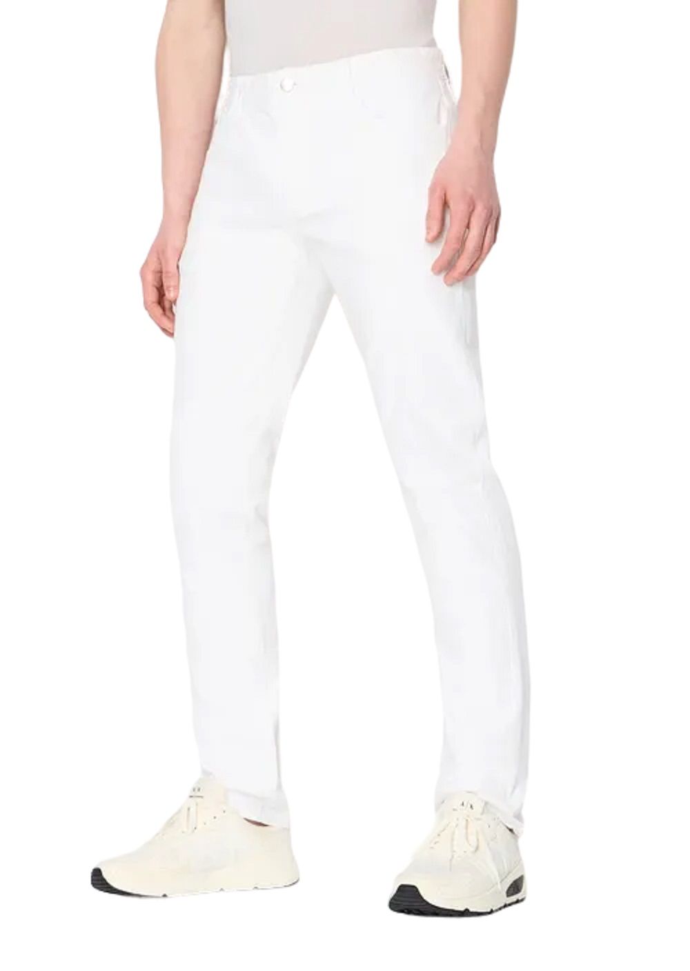 ARMANI EXCHANGE  Jeans Bianchi Elasticizzati da Uomo ARMANI EXCHANGE Moda