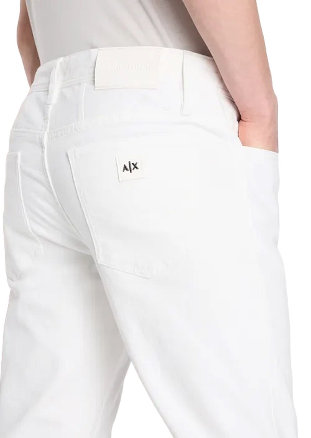 ARMANI EXCHANGE  Jeans Bianchi Elasticizzati da Uomo ARMANI EXCHANGE Moda